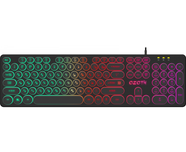 Клавиатура DEFENDER Ozoth GK-106 (45106) USB, черный