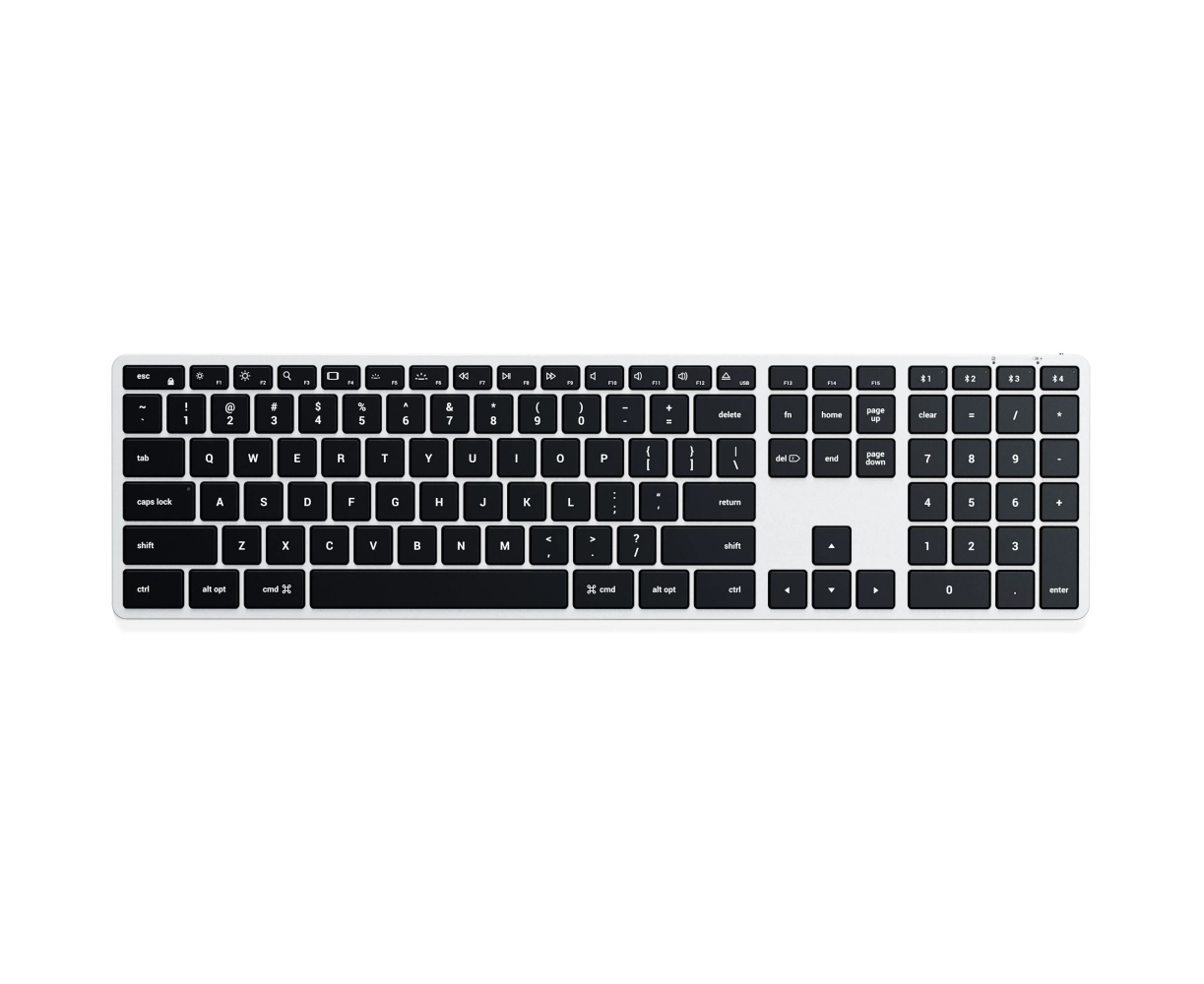 Клавиатура Satechi Slim X3 ST-BTSX3 S-RU Bluetooth Keyboard RU Silver