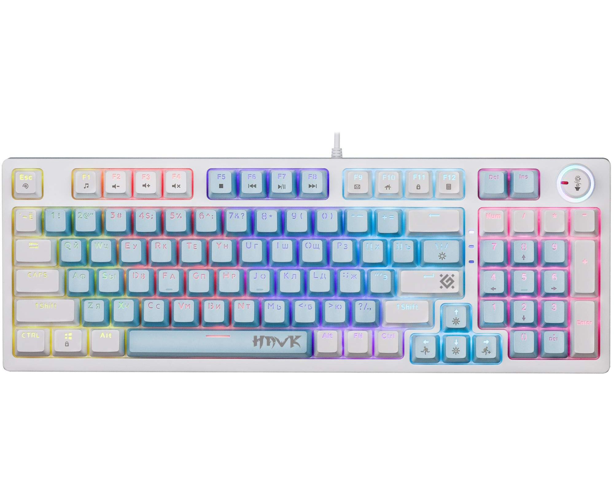 Клавиатура DEFENDER Hawk Mechanical GK-418 RU RGB 45421