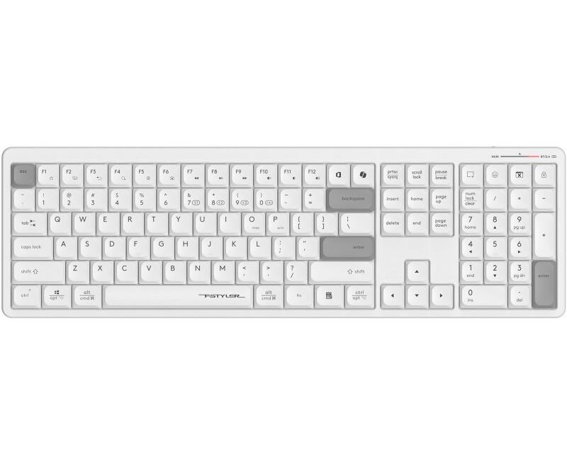 Клавиатура A4 Tech Fstyler FBX55 C белый