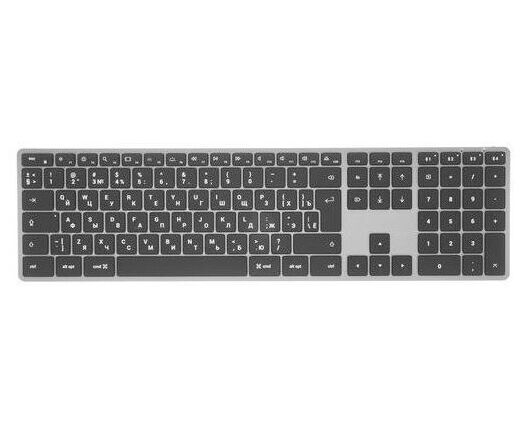 Беспроводная клавиатура Satechi Slim X3 Bluetooth Keyboard-RU серый космос