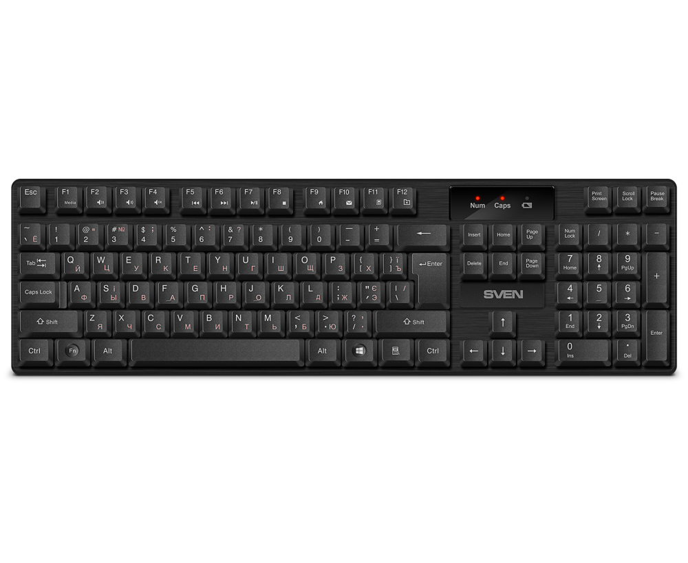 Беспроводная клавиатура SVEN KB-C2300 W (SV-021474)