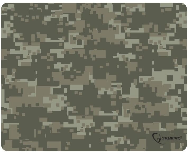 Коврик Gembird MP-GAME6 Black, рисунок: камуфляж, материал: ткань + вспененная резина, 250*200*3мм