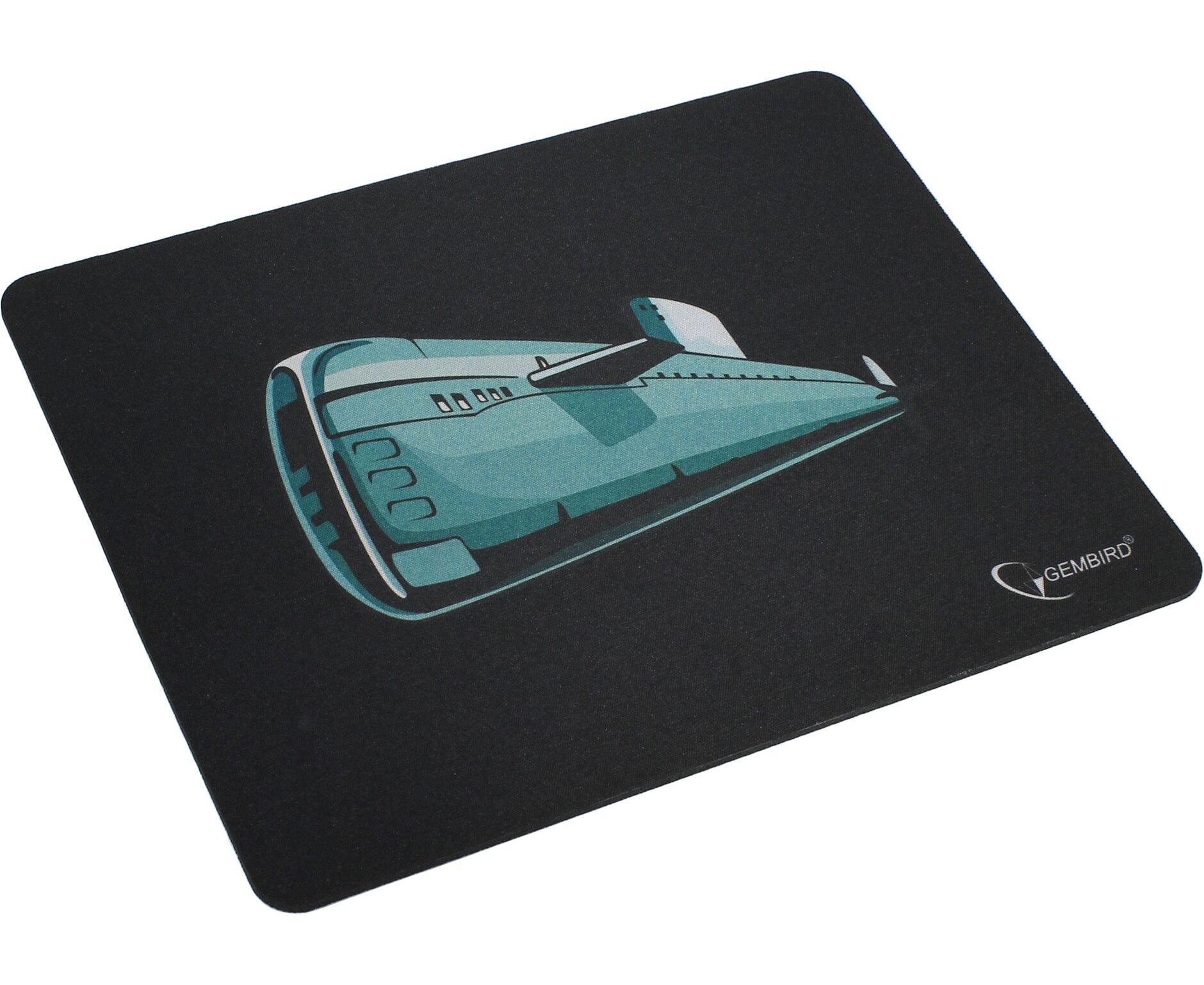 Коврик Gembird MP-GAME7, Black, рисунок: подводная лодка, материал: ткань+ вспененная резина, 250*200*3мм