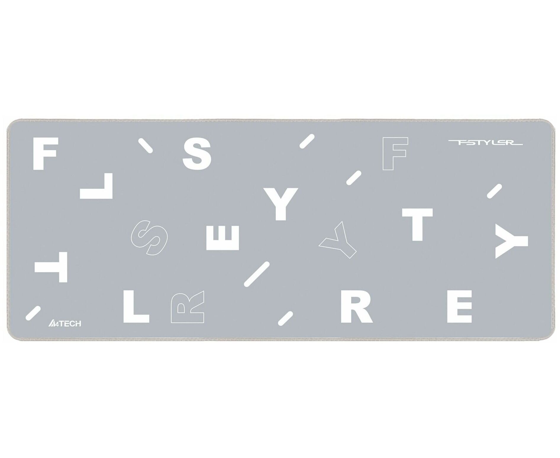 Коврик для мыши A4 Tech F Styler FP75 серый/белый 750x300x2мм