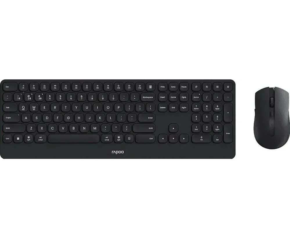Комплект клавиатура и мышь RAPOO 9510 M Multi-mode Wireless Keyboard & Mouse Combo Black