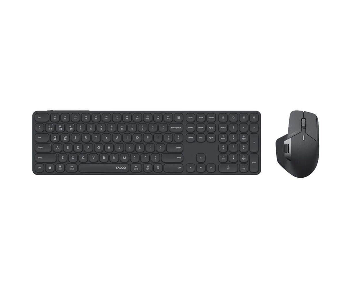 Комплект клавиатура и мышь RAPOO 9560 M Multi-mode Wireless Keyboard & Mouse Combo Black