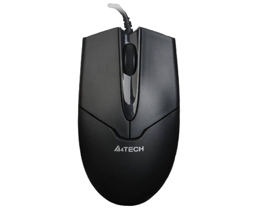 Мышь A4 Tech V-Track Padless OP-550 NU Black, оптическая,1000dpi, 2кн, USB