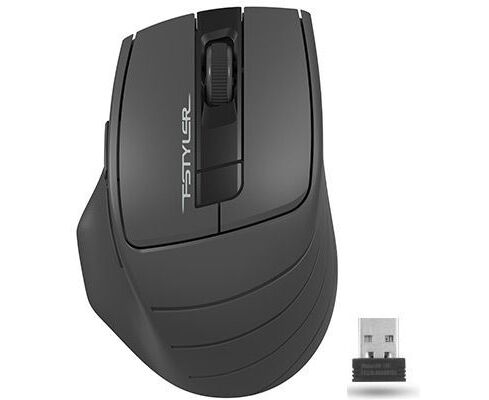Мышь A4 Tech Fstyler FG30 серый оптическая (2000dpi) беспроводная USB (6but)