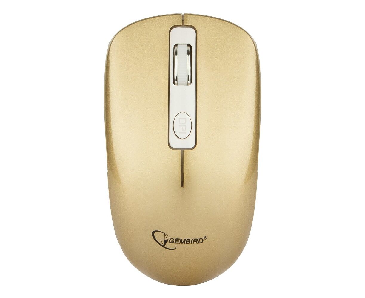 Мышь Gembird MUSW-400-G золотой