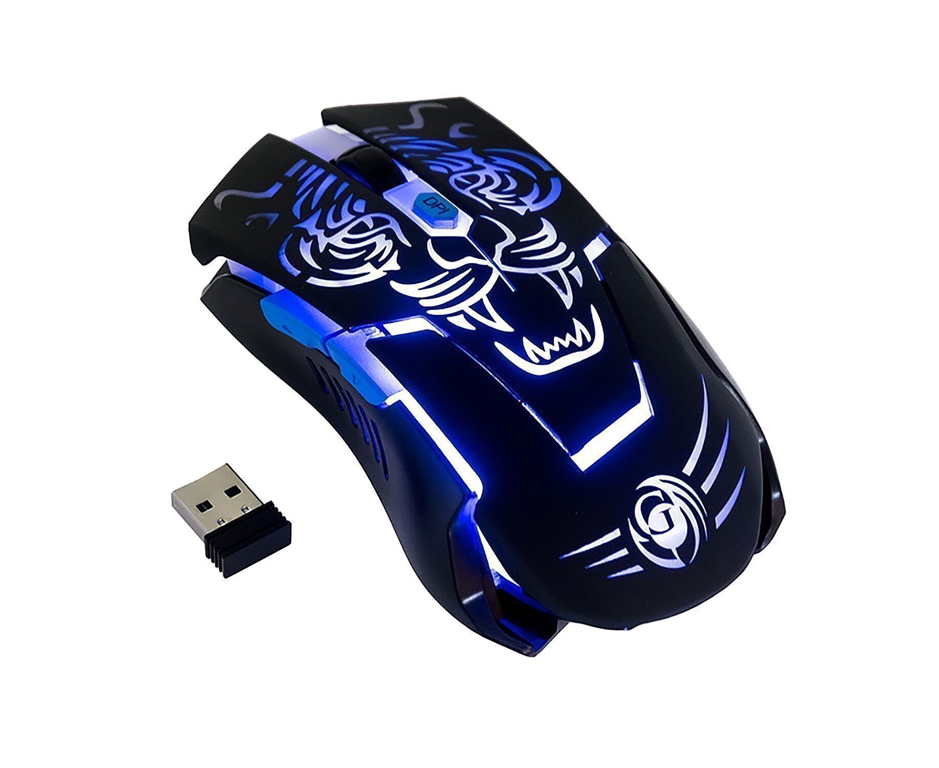 Мышь оптическая беспроводная Dialog Gan-Kata MRGK-12 UR RF игровая (black) (116497)