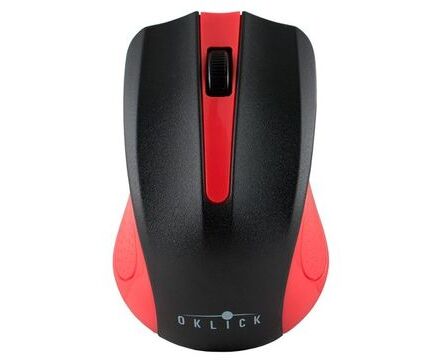 Мышь Oklick 485 MW черный/красный