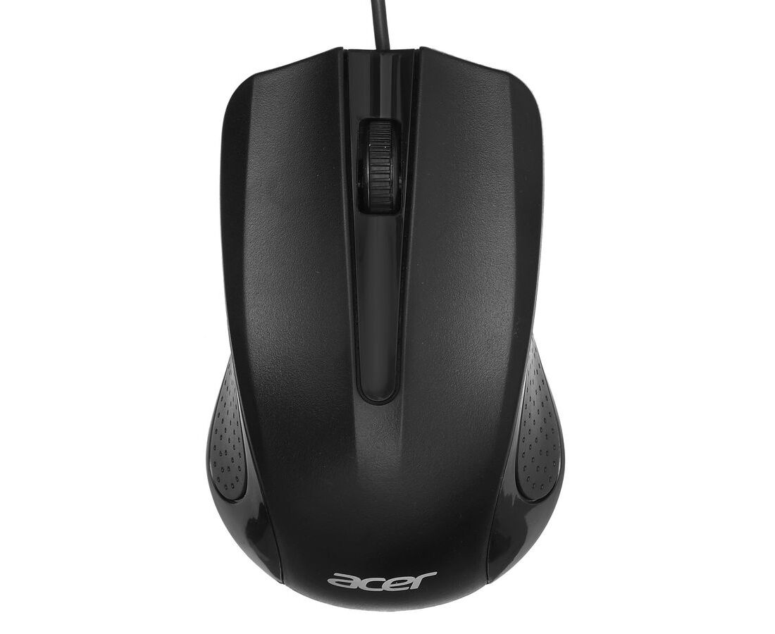 Мышь Acer OMW010 черный оптическая (1200dpi) USB (3but)