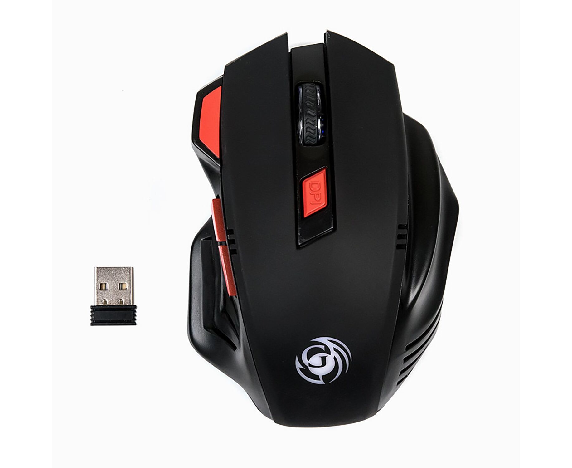 Мышь оптическая беспроводная Dialog Gan-Kata MRGK-14 UR RF (black/red)