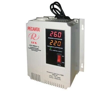 Стабилизатор Ресанта АСН-2000 Н/1-Ц Lux