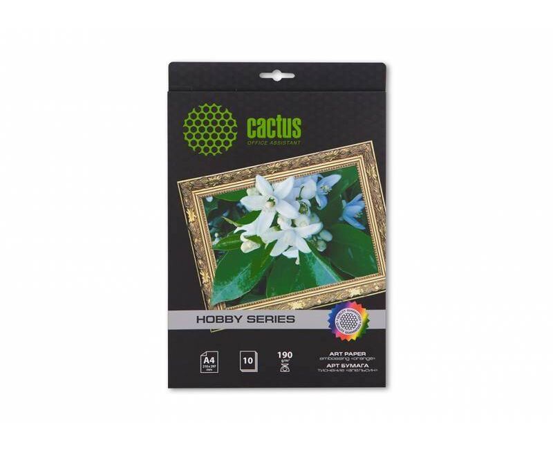 Фотобумага Cactus CS-DA419010 A4/190г/м 2/10л матовое апельсин для струйной печати