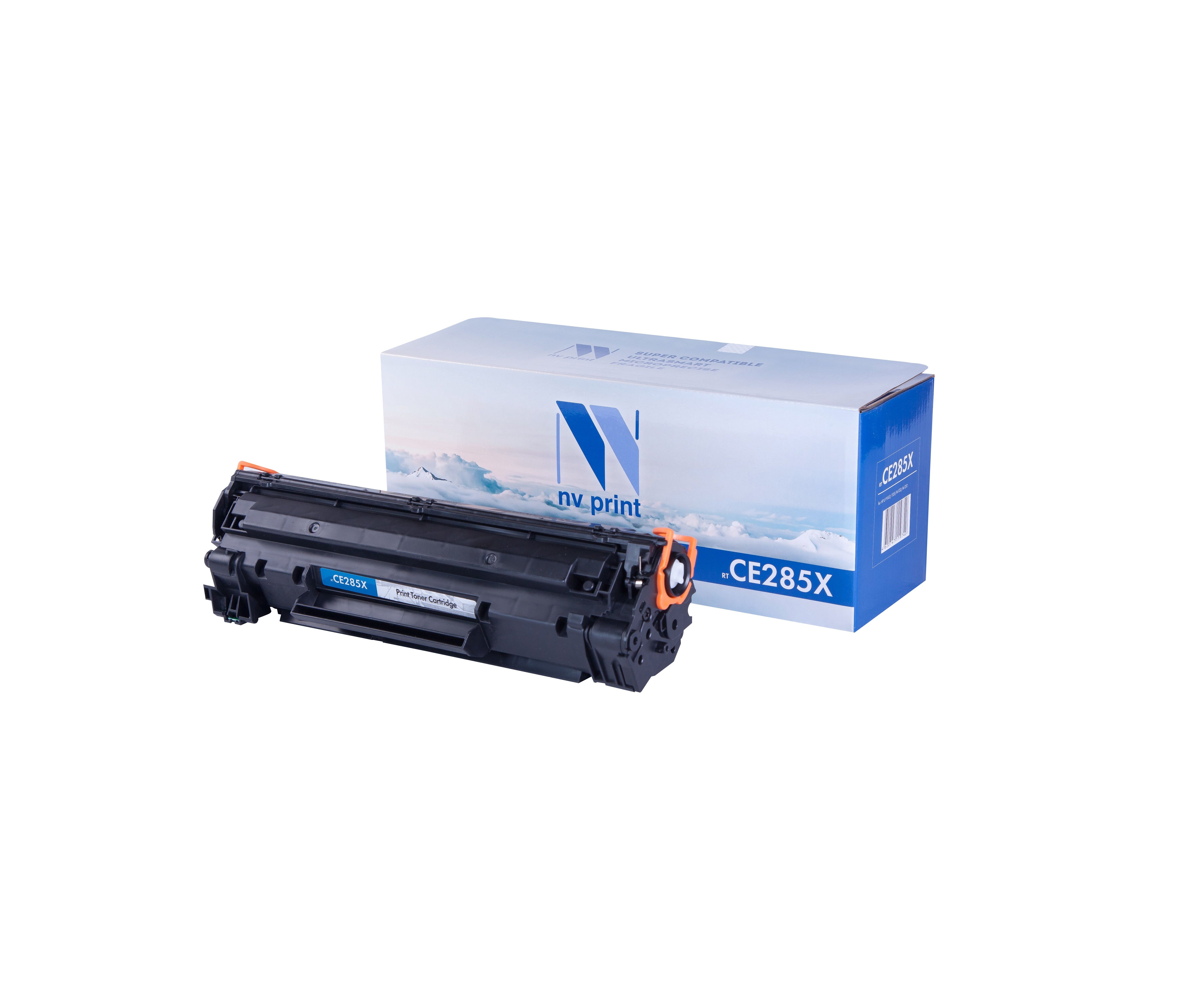 Расходные материалы NV Print CE285 X Картридж NV Print увеличенной ёмкости для Laser Jet P1102/P1102 W , чёрный, 2300 стр. (NV-CE285 X)