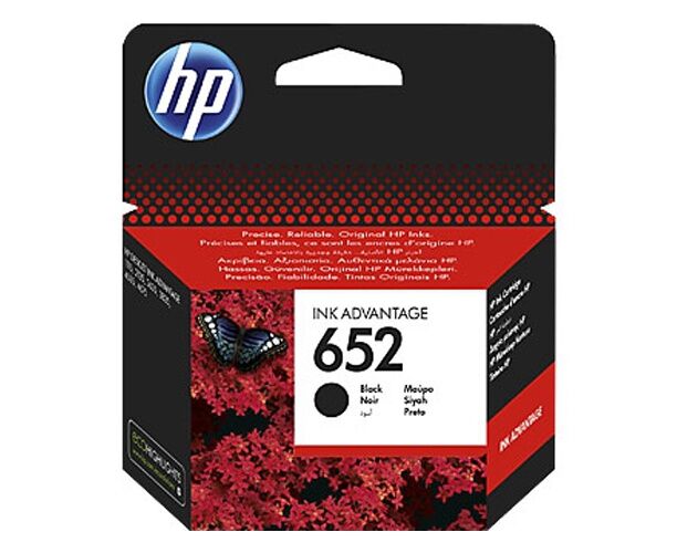 Картридж струйный HP 652 F6 V25 AE черный (360стр) для HP DJ IA 1115/2135/3635/4535/3835/4675