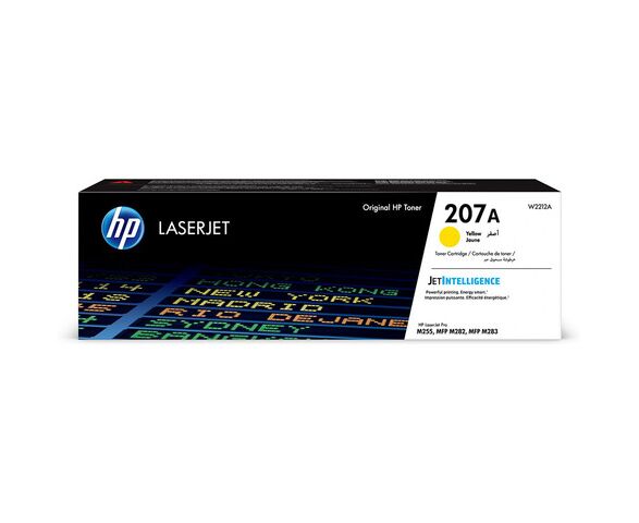 Картридж лазерный HP 207 A W2212 A желтый (1250стр.) для HP M255/MFP M282/M283