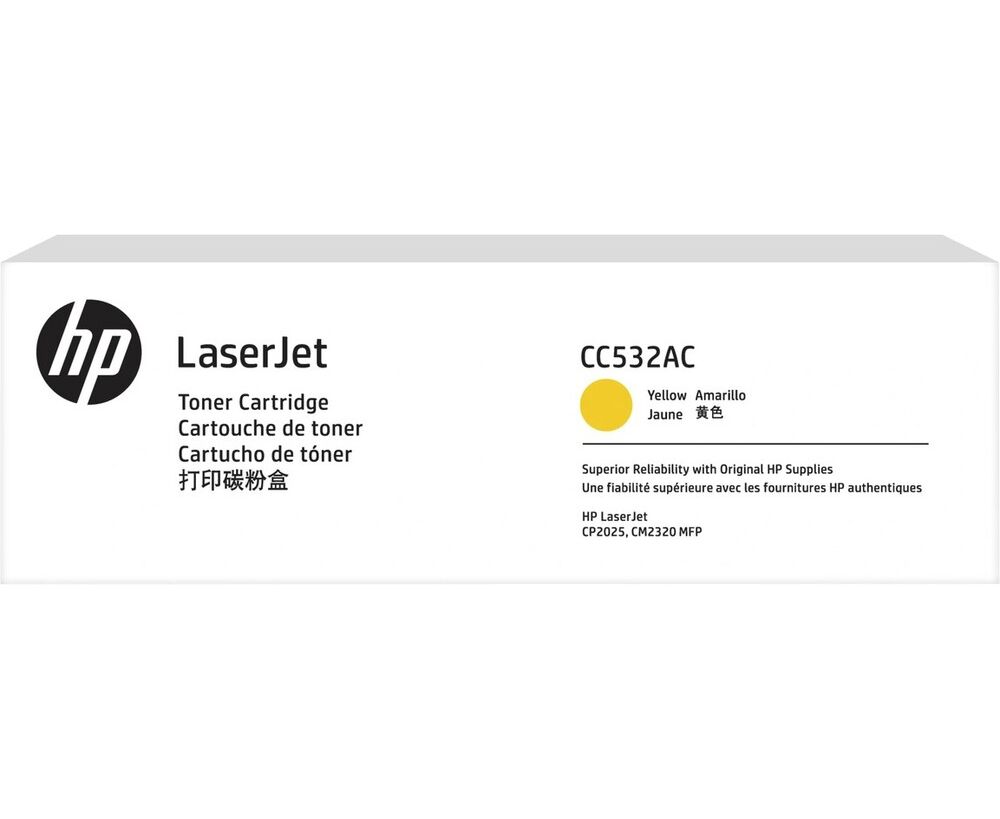 Контрактный Тонер-картридж HP 304 A CC532 AC Ylw Contract LJ Toner Cartridge