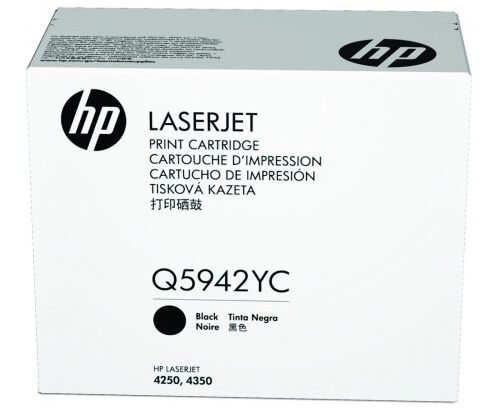 Контрактный Тонер-картридж HP 42 Y Q5942 YC Blk Contract LJ Toner Cartridge