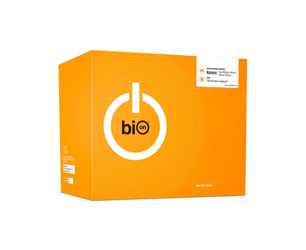 Тонер-картридж Bion BCR-TK-5270 Y для Kyocera ECOSYS M6230cidn/P6230cdn/M6630cidn (6000 стр.) Желтый, с чипом