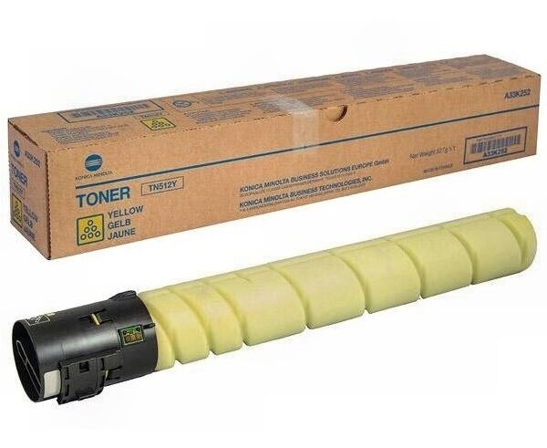 Тонер Konica-Minolta bizhub (A33 K252) C454/554 желтый TN-512 Y