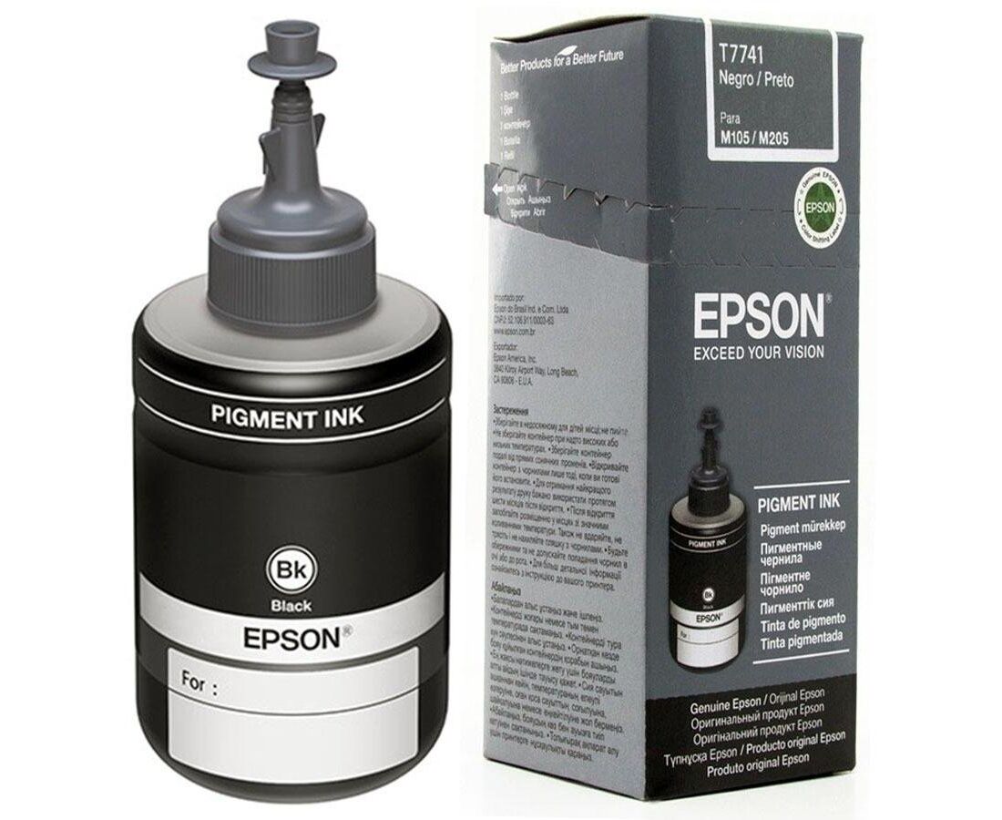 Чернила Epson M100/105/200/205 (O) C13 T77414 A, black, 140ml
