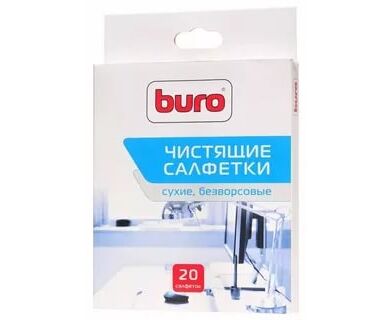 Салфетки Buro BU-Udry для удаления пыли коробка 20шт сухих