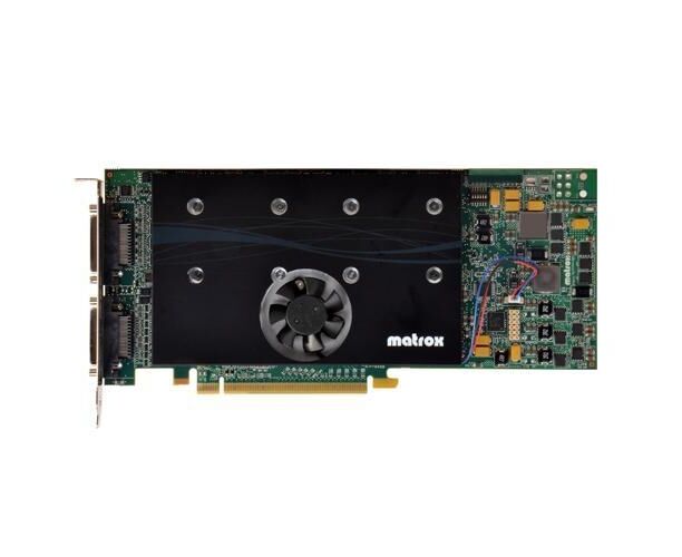 Видеокарта Matrox (MURA-MPX40 HF) 4 outputs PC Ie x16 (Gen2) 2 GB1 64 Gbit/sec, SL-DVI 2048x1152 RGB (VGA) 2048x1536