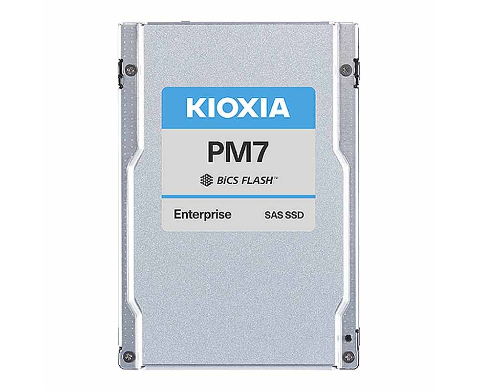 SSD KIOXIA PM7-R KPM7 VRUG7 T68, 7680 GB, 2.5" 15mm, SAS 24 G, TLC, R/W 4200/4100 MB/s, IO Ps 720 K/175 K, TB