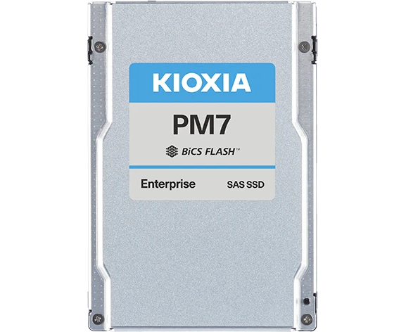 SSD KIOXIA PM7-R KPM7 VRUG15 T3, 15360 GB, 2.5" 15mm, SAS 24 G, TLC, R/W 4200/4100 MB/s, IO Ps 720 K/160 K