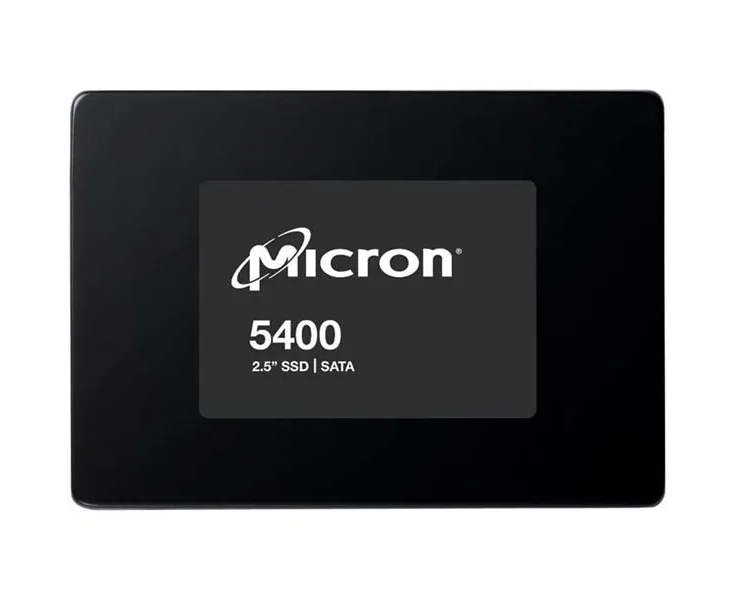 SSD Micron 5400 Pro (MTFDDAK3 T8 TGA-1 BC1 ZABYY) 3.84 TB SATA 2.5" 3 D TLC R540/W520 MB/s MTTF 3 М 95000/30000 IOP 8410 TBW, 1 year, OEM