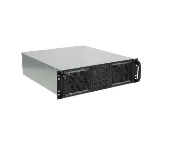 Корпус Procase RE306-D0 H14-C-48 3 U server case,0x5.25+14 HDD,черный,без блока питания,глубина 480мм,MB CEB 12"x10.5"