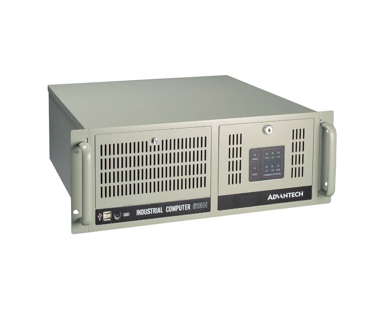 Корпус Advantech IPC-610 BP-50 HD 4 U Rackmount Chassis ATX 15 слотов, отсеки 3x5.25", 1x3.5", 2x USB, 1x PS/ W/ PS8-500 ATX-BB