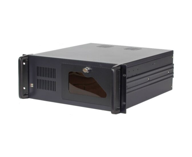 Корпус Procase B440 L-B-0 черный 4 U глубина 540мм, внешн 2x5.25, 1x3.5, внутр 7x HDD, MB 12"x13", без Б/П PS2