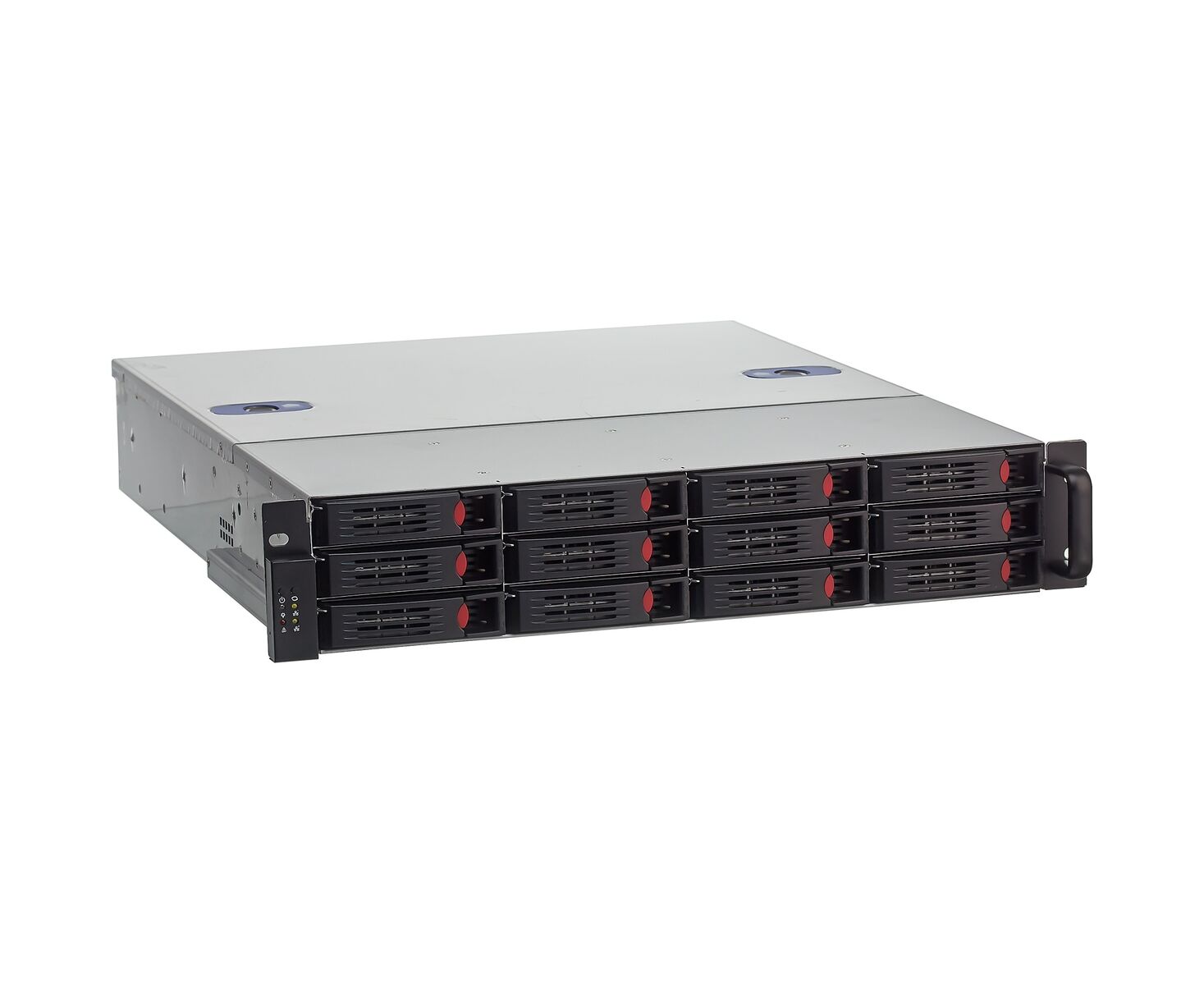Корпус Exegate Pro 2 U550-HS12 EX281297 RUS RM 19", высота 2 U, глубина 550, БП 1 U-700 ADS,12x Hot Swap, USB