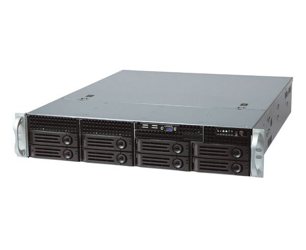 Корпус Ablecom CS-R25-42 P 2 U chassis, ATX, Micro-ATX, Mini-ITX M Bs, 8-port 12 Gbps SAS/ SATA to BP, 8 x 3.5'' hsb + 2 3.5" internal, 7 LP/ H