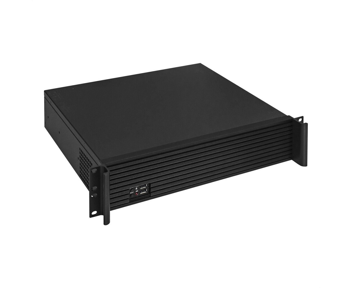 Корпус Exe Gate Pro 2 U350-01 EX292526 RUS RM 19", высота 2 U, глубина 350, БП 1 U-350 DS, USB