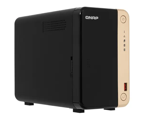 Сетевое хранилище NAS Qnap Original TS-264-8 G 2-bay настольный Celeron N5095