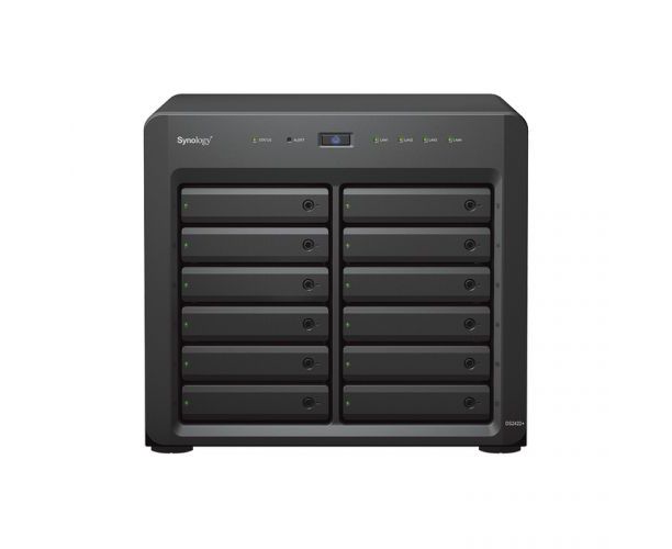 Сетевое хранилище Synology Disk Station DS2422+ ( 4-core 2.2 G Hz/4 Gb DDR4/12hot plug/2x USB3.2/4x1 Gb E LAN) (DS2422+)