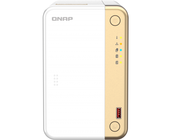 Сетевое хранилище NAS Qnap Original TS-262-4 G 2-bay настольный Celeron N4505