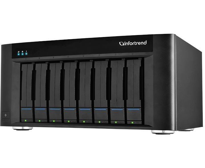 Система хранения Infortrend Eon Stor G Se Pro 108-C (GSEP1080000 C-8 U32) Intel x8 2.5/3.5 1x250 W