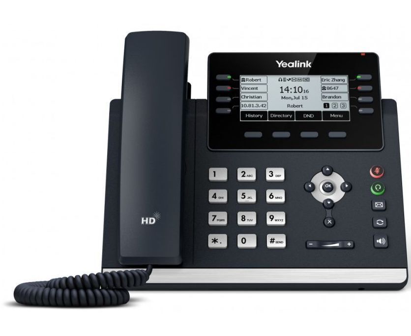 Телефон SIP Yealink SIP-T43 U черный