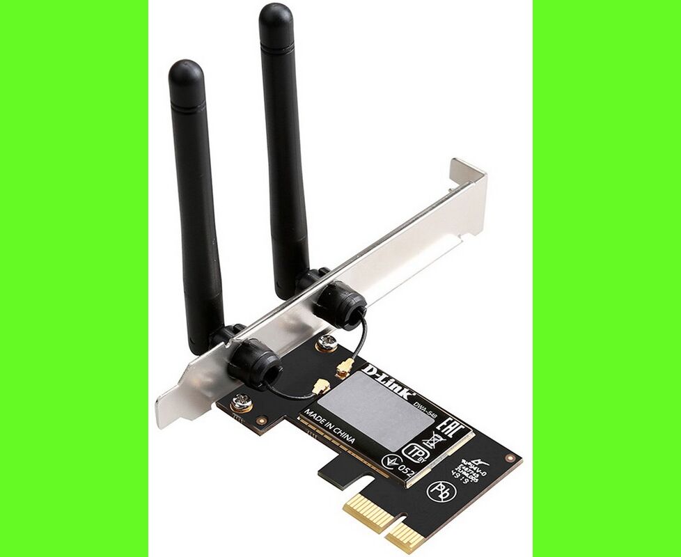 Wi-fi адаптер D-Link DWA-548/10/C1 A беспроводной PCI Express адаптер N300