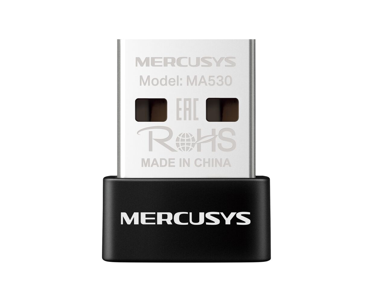 Сверхкомпактный USB-адаптер Mercusys MA530 с поддержкой Bluetooth 5.3