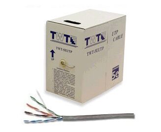 Кабель информационный Lanmaster TWT-5 EUTP-LSZH кат.5е U/UTP не экранированный 4 X2 X24 AWG LSZH внутренний 305м белый