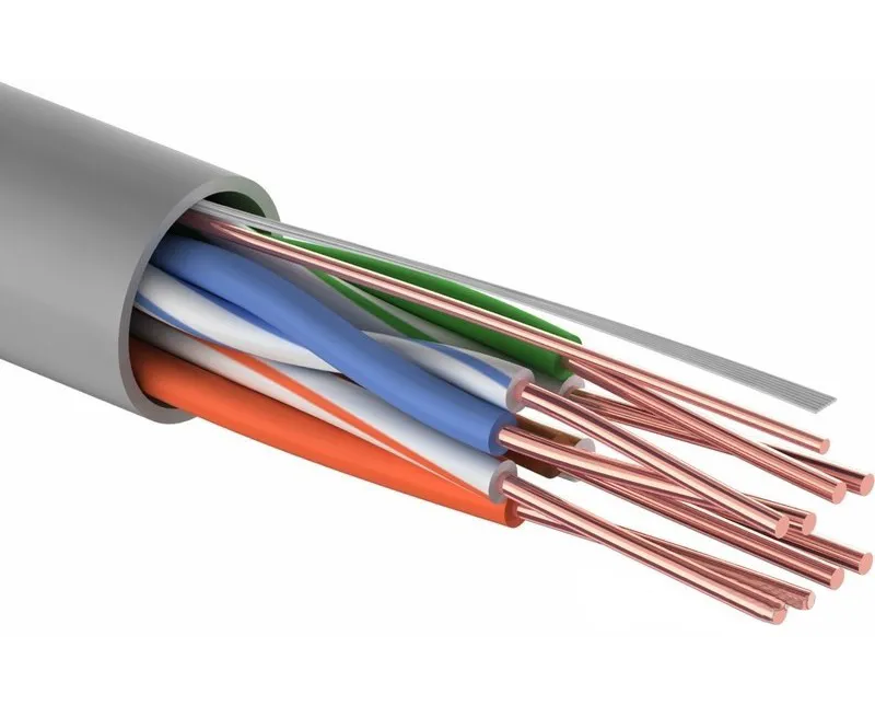 Кабель информационный PR Oconnect 01-0045-3 кат.5 E UTP 4 пары 24 AWG PE внешний 305м черный