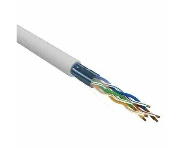 Витая пара REXANT 02-0025 F/UTP, CAT 5e, PVC, 4х 2х 0,52 мм, 24 AWG, Indoor, Solid, серый, 305 м