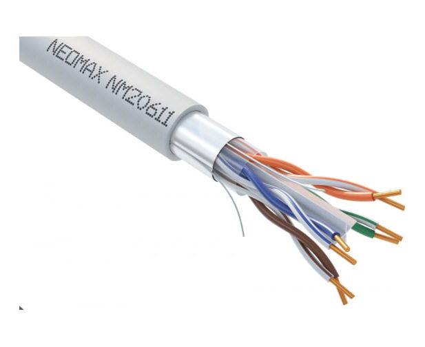 Витая пара NEOMAX NM20611 F/UTP cat.6 4 пары (305 м) 0.57 мм (23 AWG) Медь LSZH
